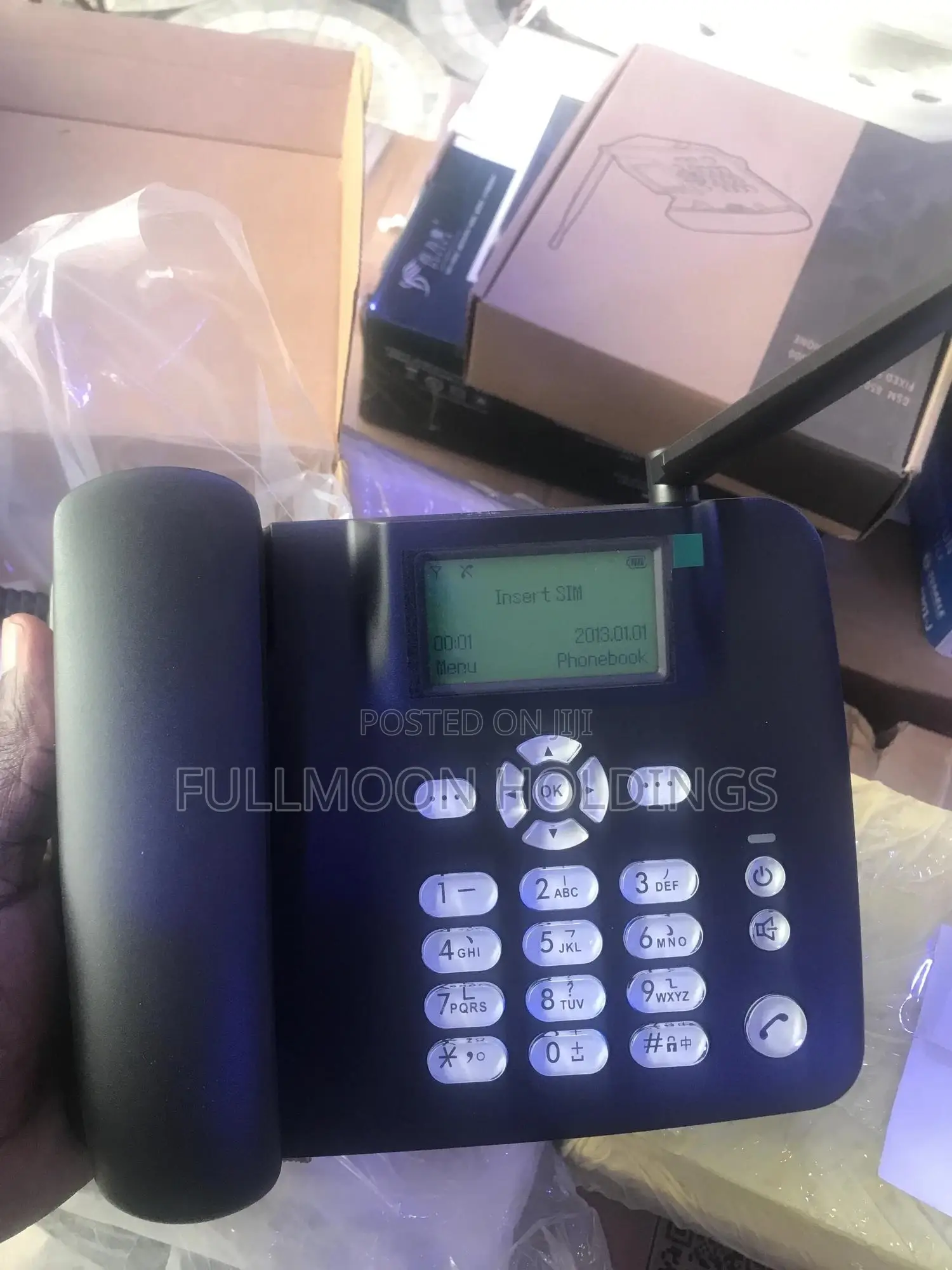 Wireless 2G Telephone Support GSM SIM Card Cordless