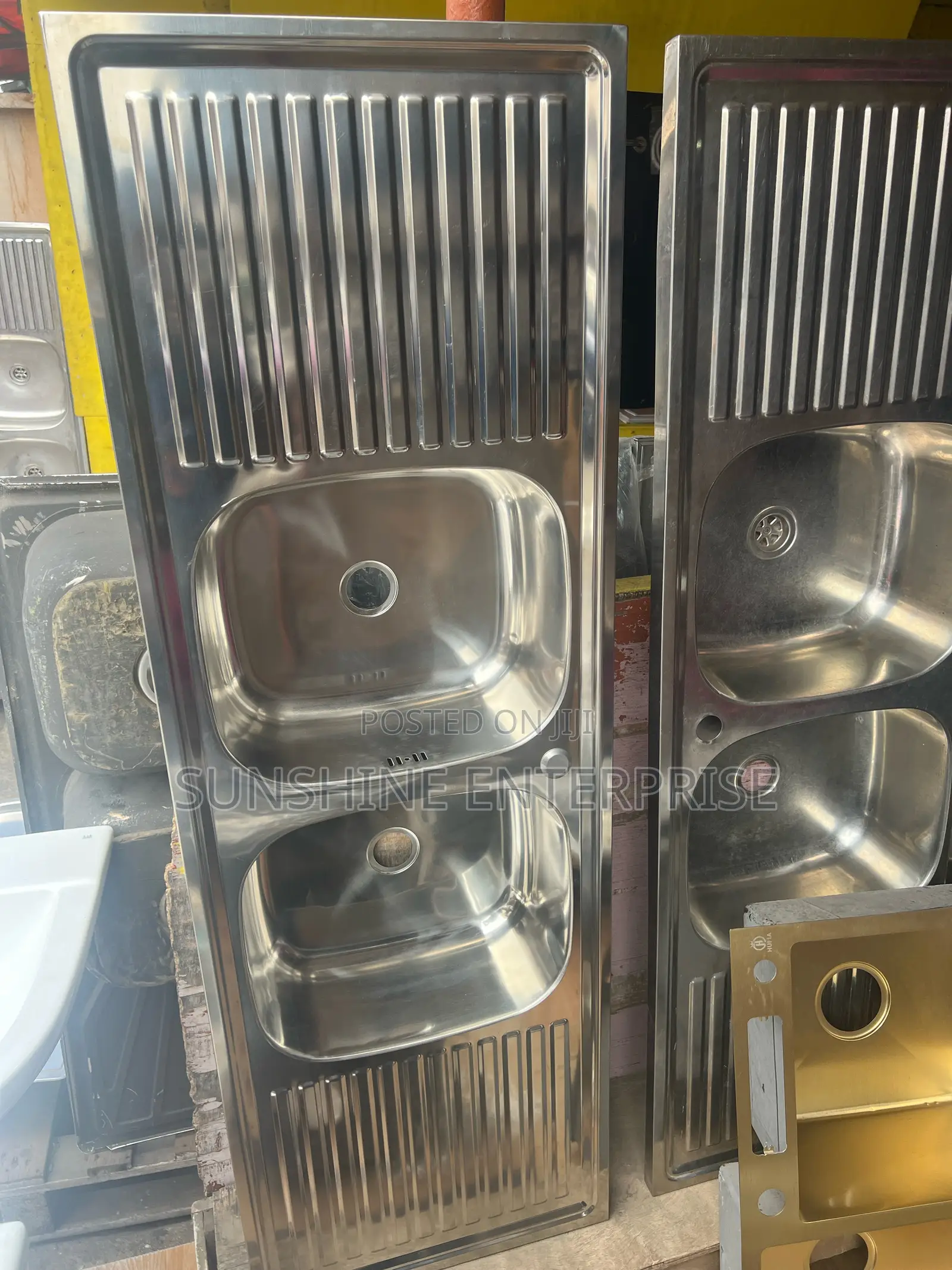 Kitchen Sink-Double Bowl Double Arm