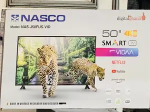 Nasco 50 Inch Full HD Digital Satellite Smart Electric Tv.
