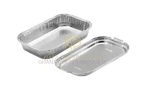 Aluminium Foil Food Containers + Lids (1000ml) (1000pcs)