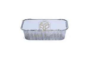 Aluminium Foil Food Containers + Lids (700ml) (1000pcs)