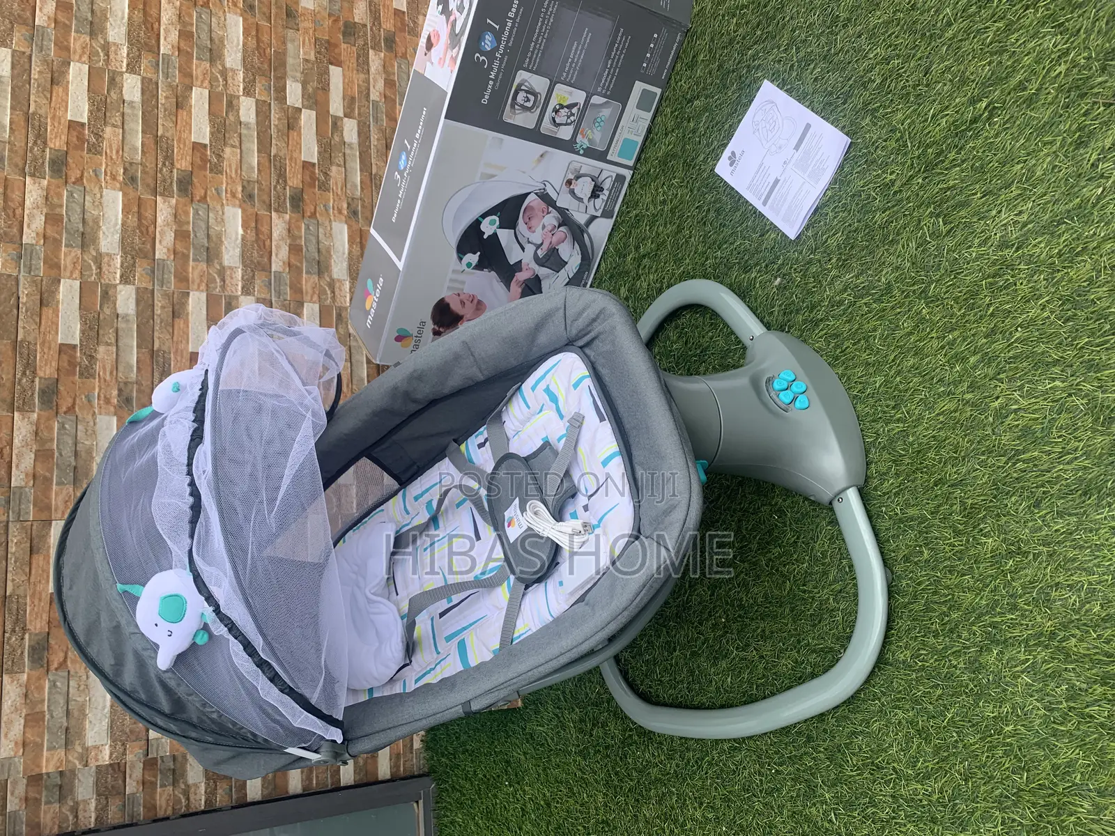 Mastela 3in1 Bassinet Baby Rocker Baby Swing