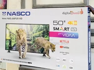 Order Nasco 50 Inch Digital Satellite Smart Television.