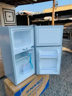 Order Nasco Nasf2-120 Top Freezer Electric Fridge(Silver).