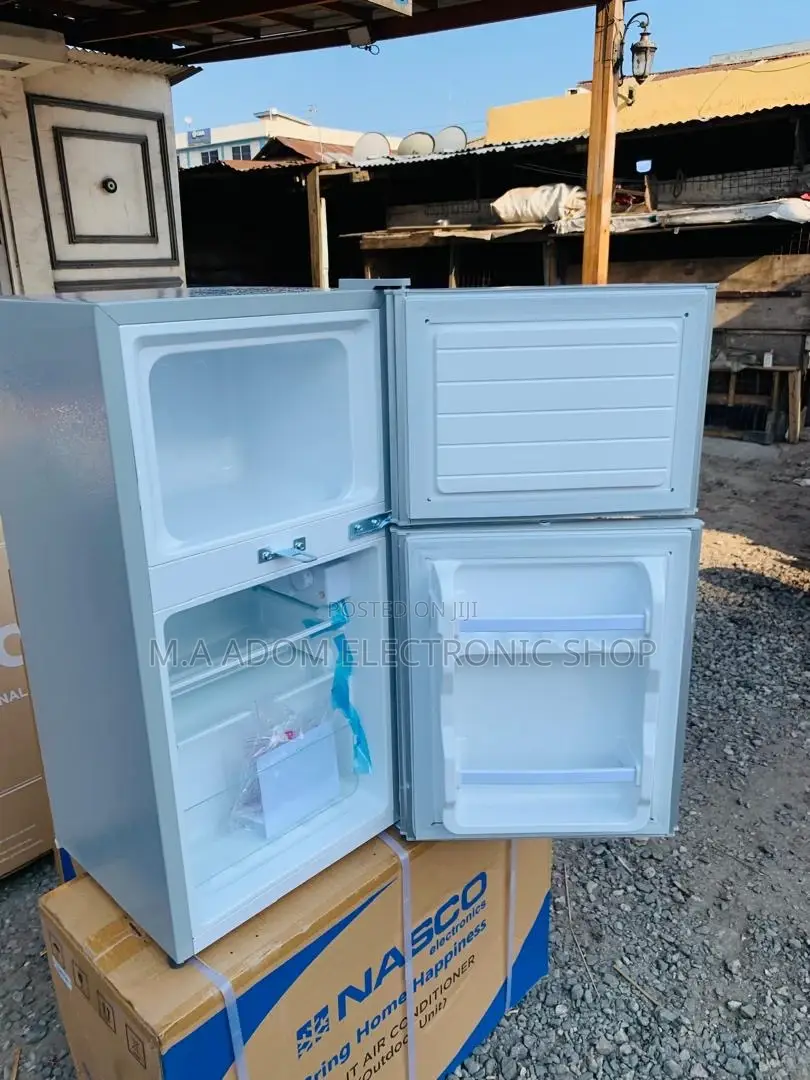 Order Nasco Nasf2-120 Top Freezer Electric Fridge(Silver).