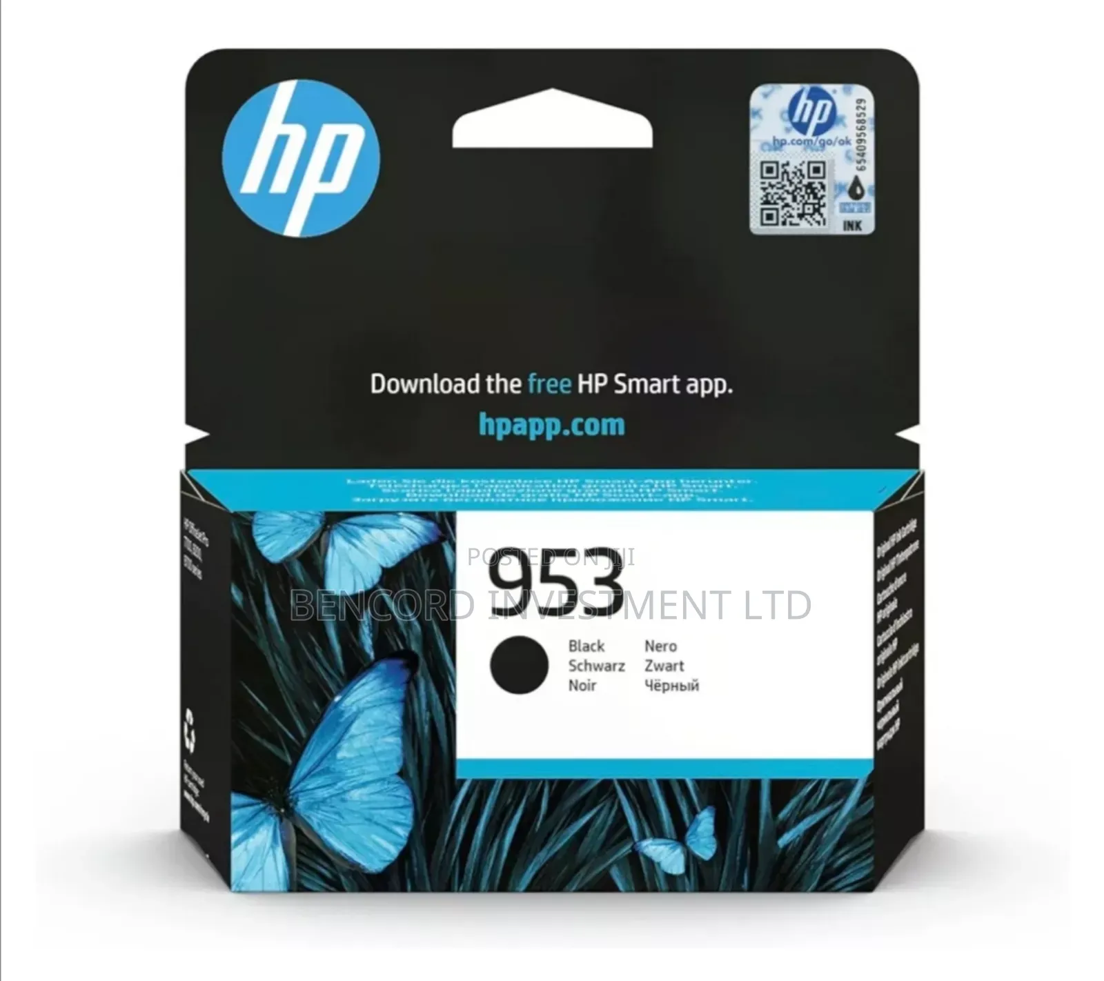 Hp 953 Black Ink Catrirdge
