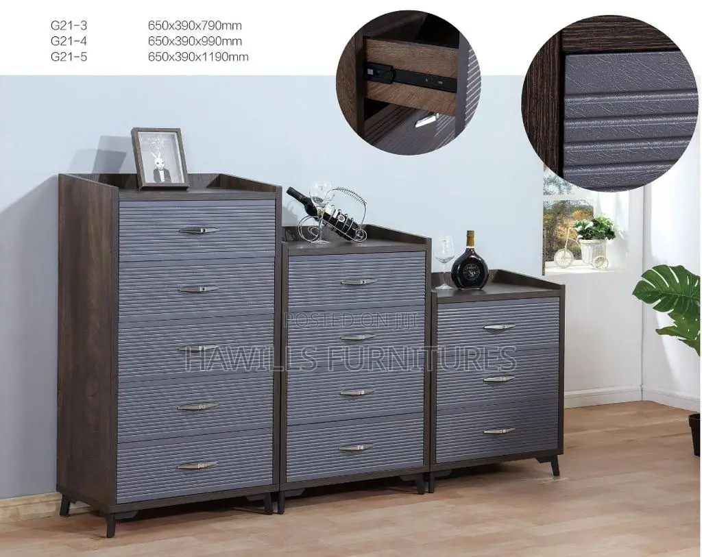 Wooden File Drawer Cabinet.