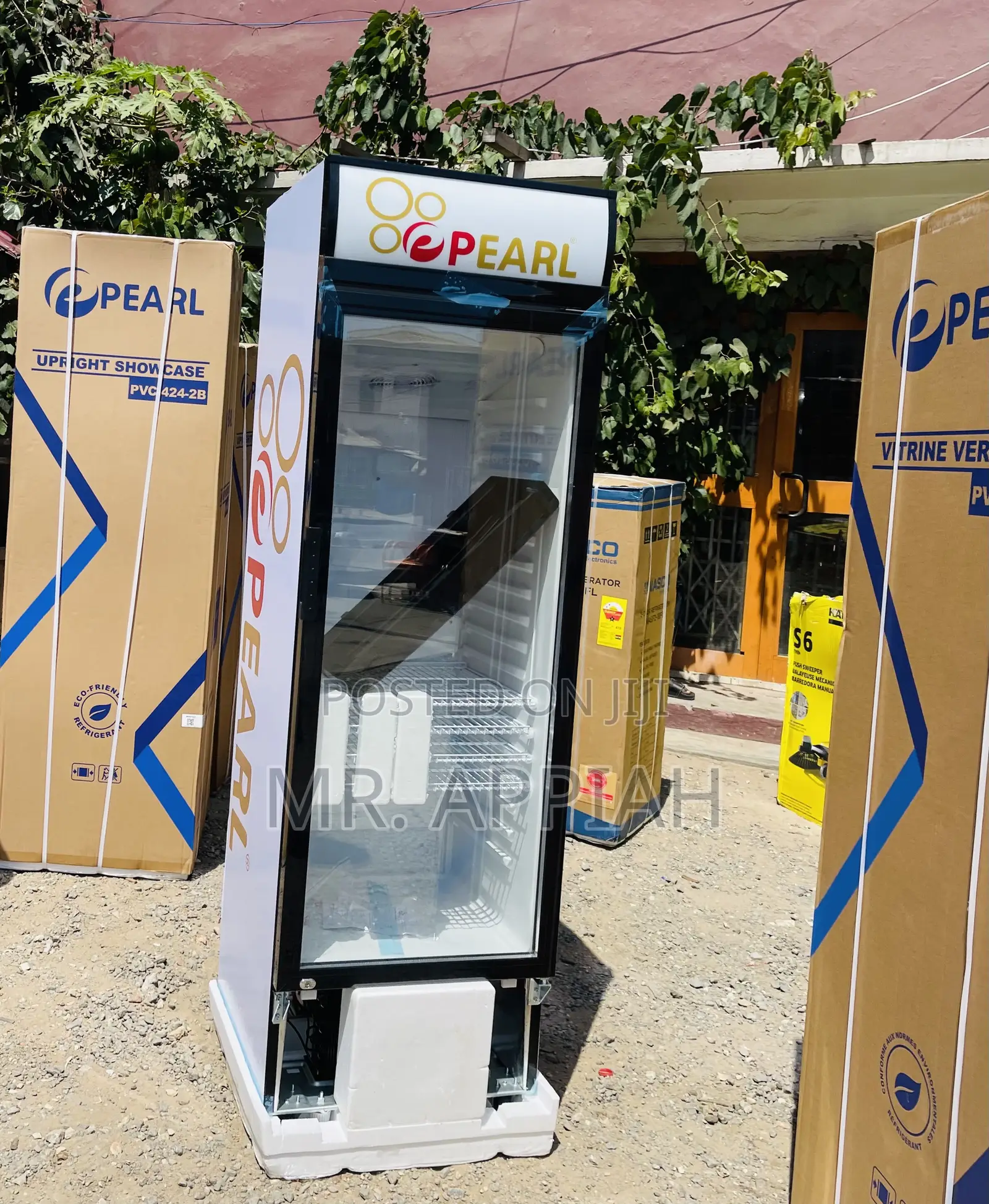 Reliable Pearl PVC 316 Single Door Electric Display Fridge.
