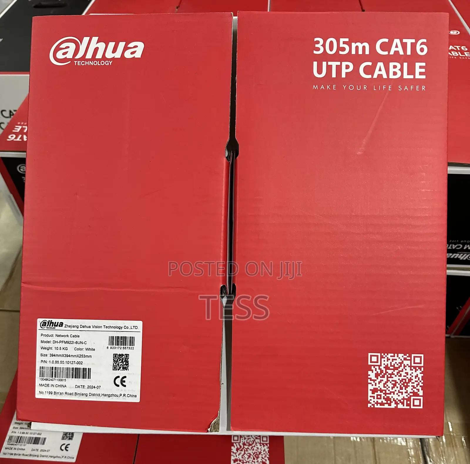Dahua Cat6 Cable UTP 305M Mixed Copper Network Cable