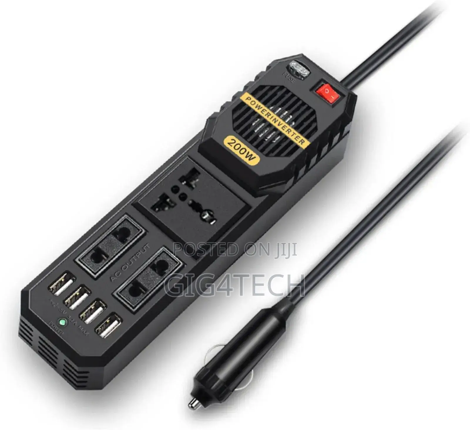 200W Car Power Inverter 12V to 220V