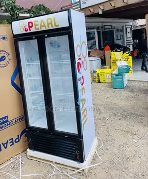 Unique Design Pearl PVC 622, 500L 2 Door Display Fridge,
