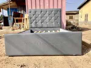 Black Leather Bedframe Available// Durable And Luxurious