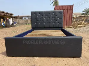 Sweet Black Double Bed-Frame Available // Double Bed Frame