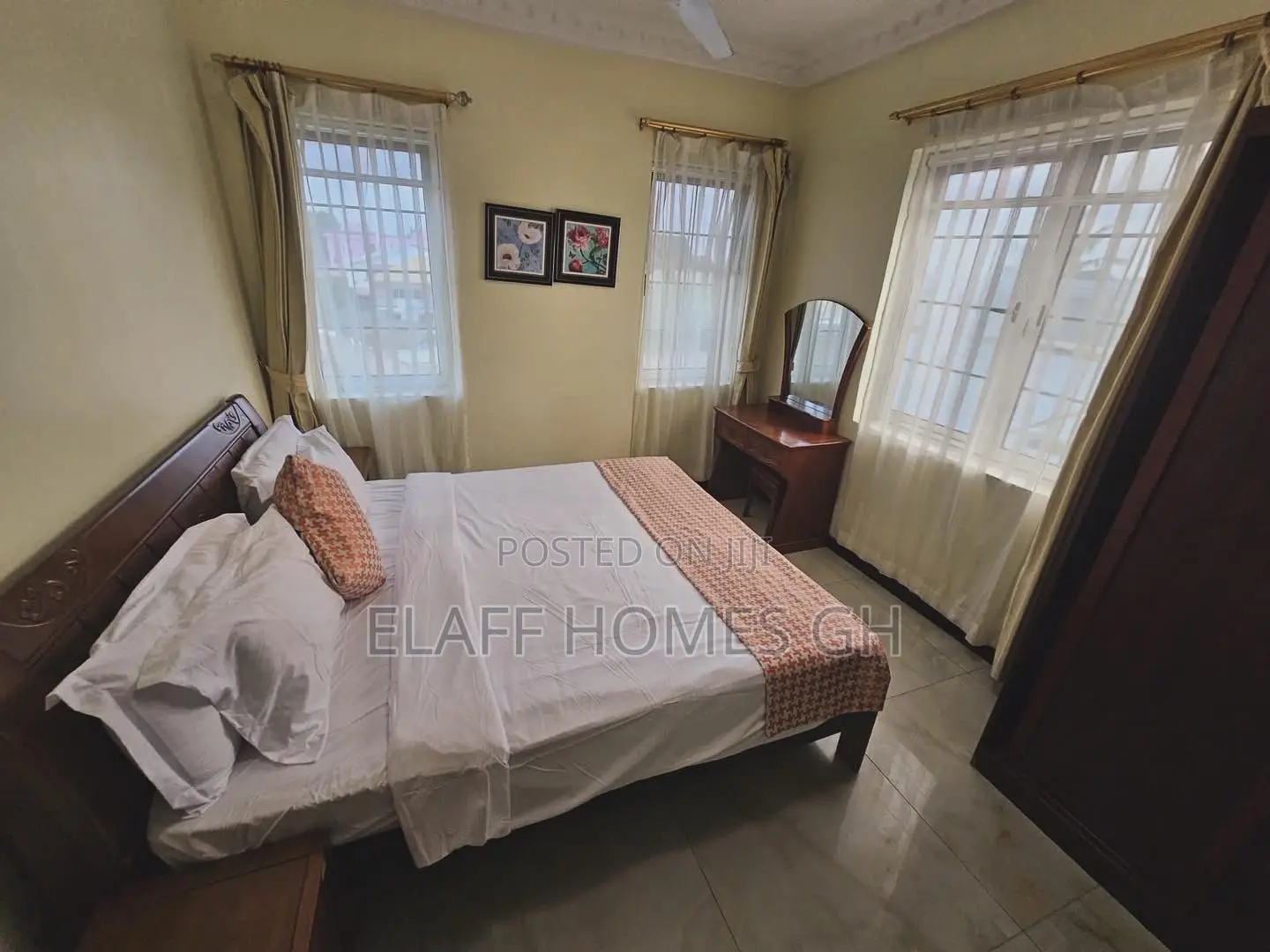 Furnished 2bdrm Apartment in Elaffhomesgh, East Legon for rent