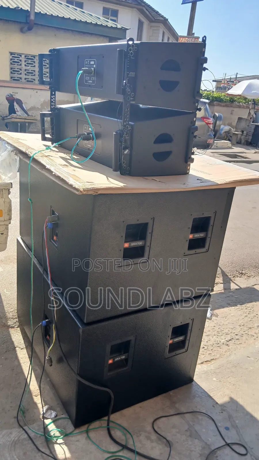 Kara 10inches and JBL Double Bass Line Array Set