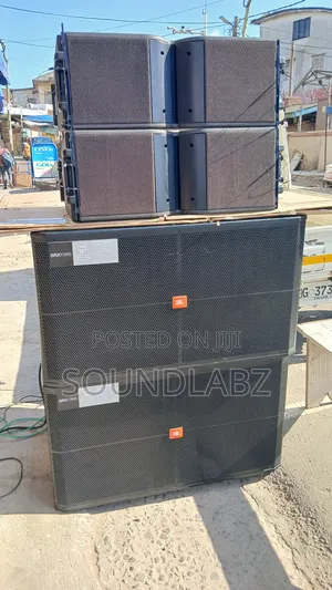 Kara 10inches and JBL Double Bass Line Array Set