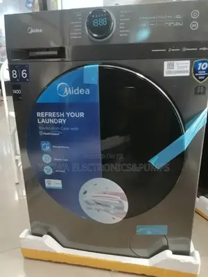 Auto Clean Wash and Dry Midea 8kg Front Load
