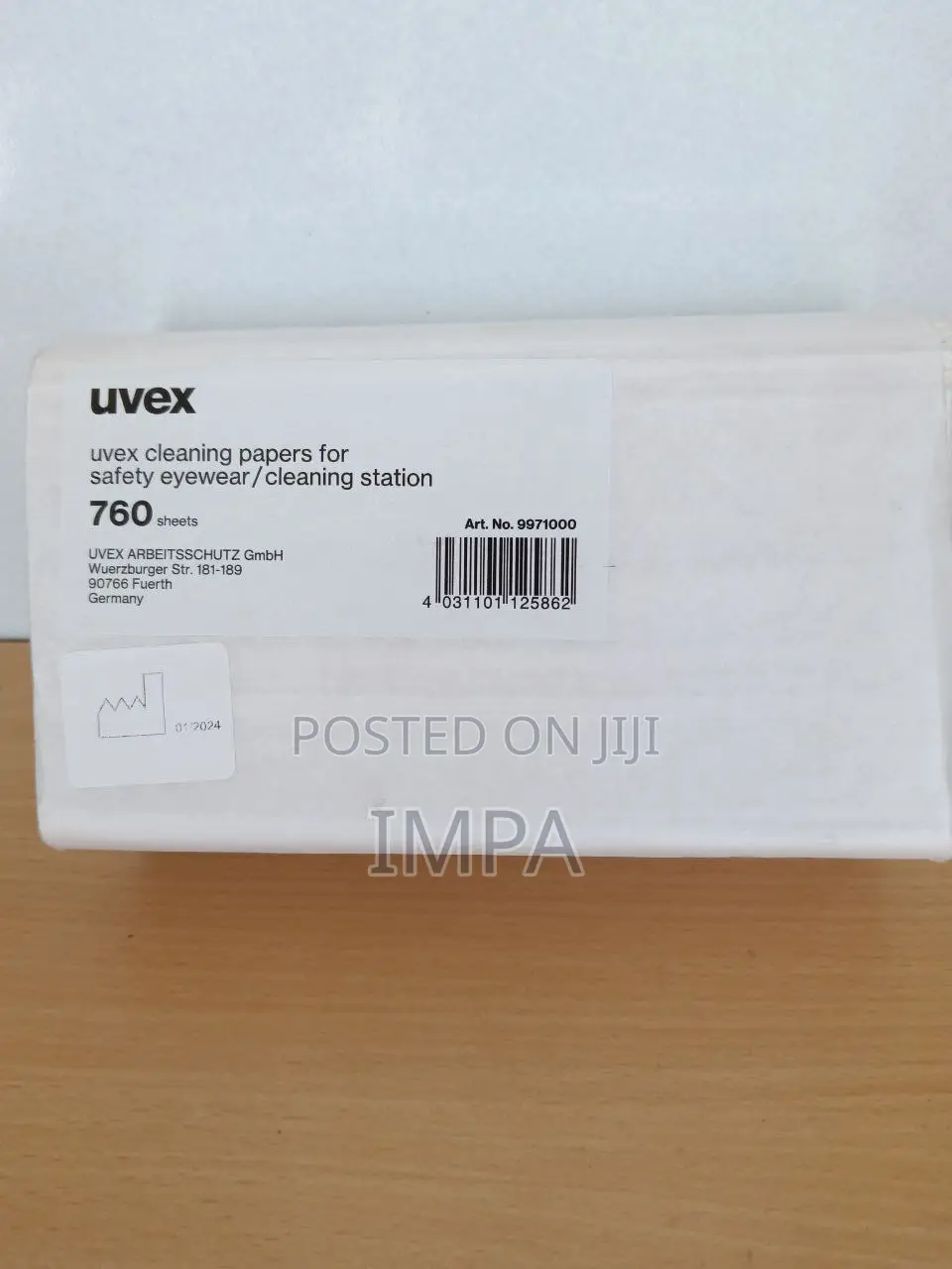 UVEX Cleaning Paper For Safety Eyewear/ Cleaning Station