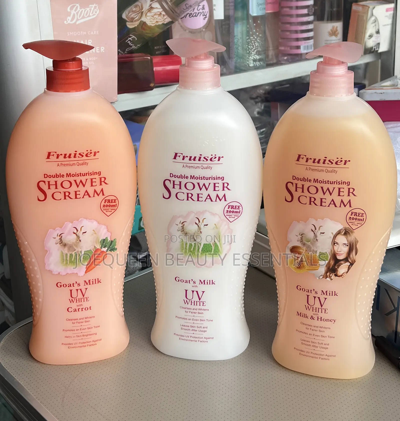 Fruiser Double Moisturizing Shower Cream