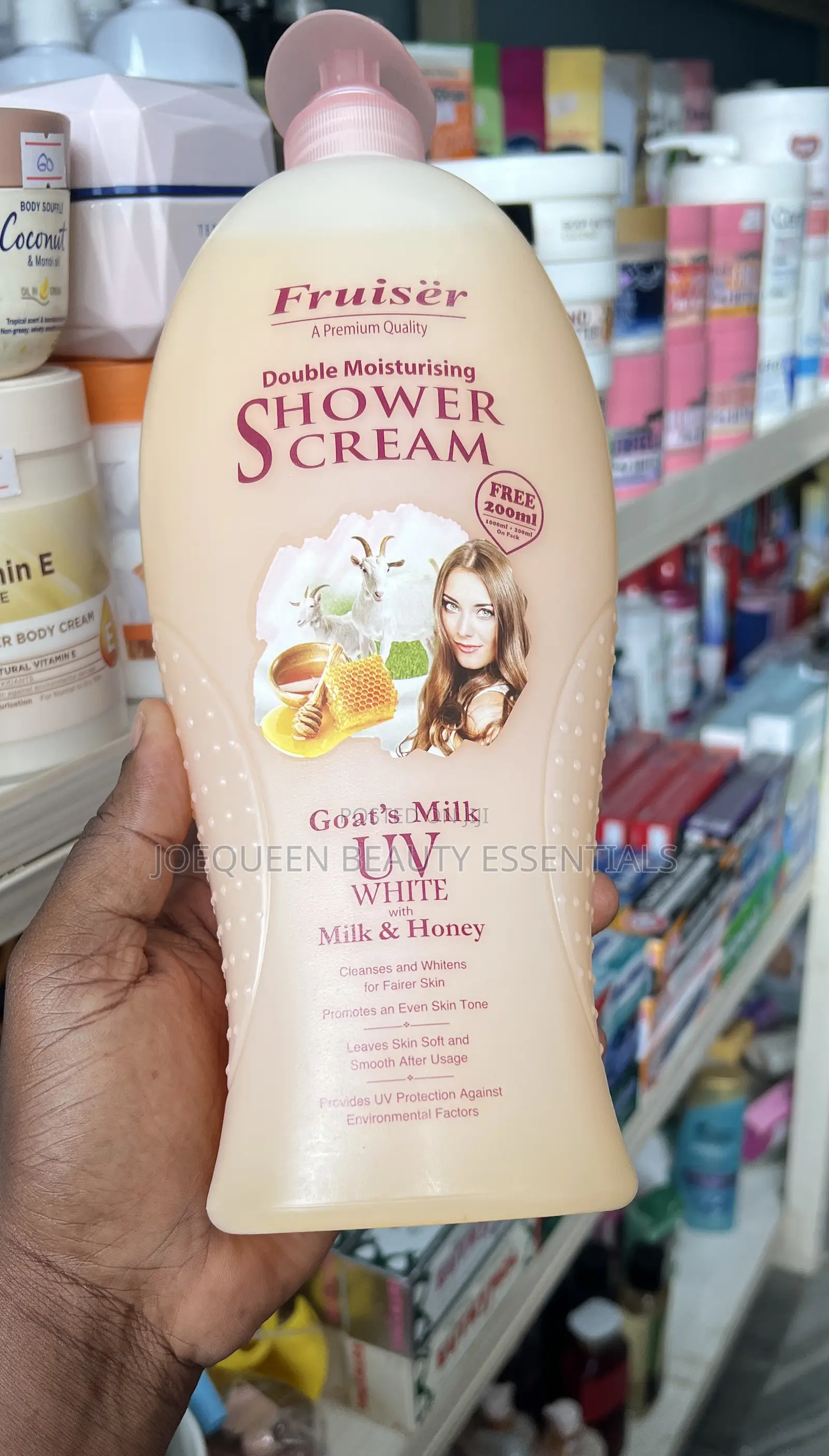 Fruiser Double Moisturizing Shower Cream