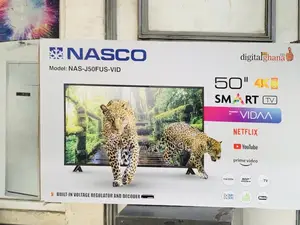 Order Classic Nasco 50 Inch Uhd Smart Electric Tv.