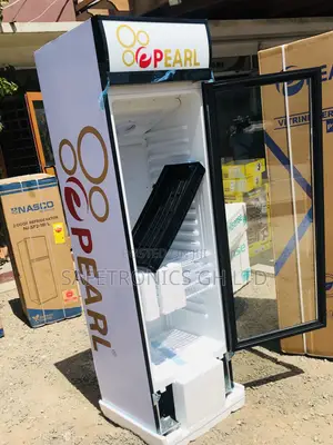 Adjustable Pearl PVC-316 228 Liter Glass Display Fridge