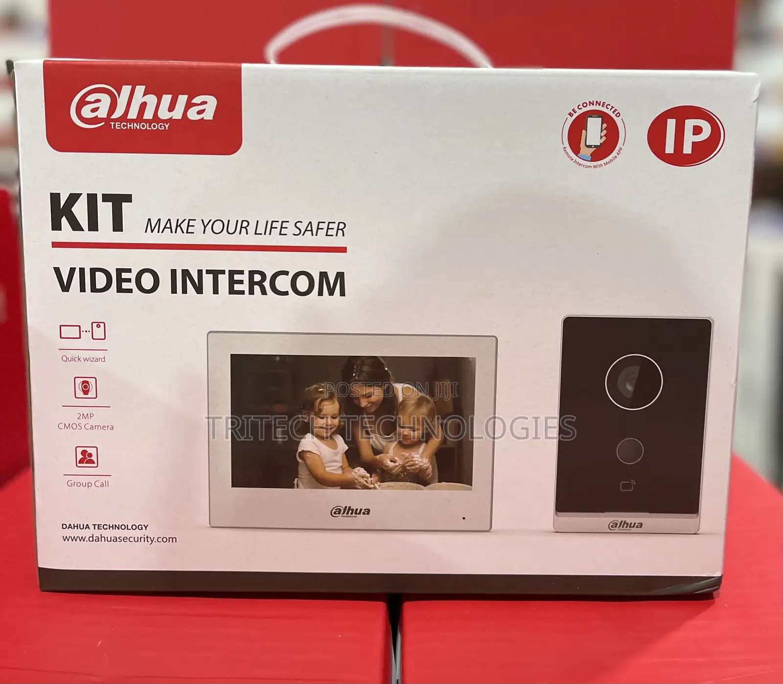 Dahua Ip Video Intercom (Wi-Fi) Ktw01 With 4port Poe Switch