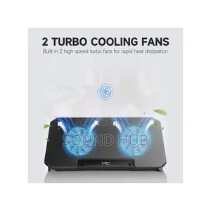 Laptop Stand With Cooling Fan Low Noise Adjustable Height