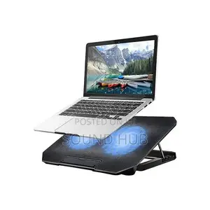 Laptop Stand With Cooling Fan Low Noise Adjustable Height