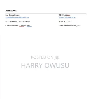Accounting Finance CV