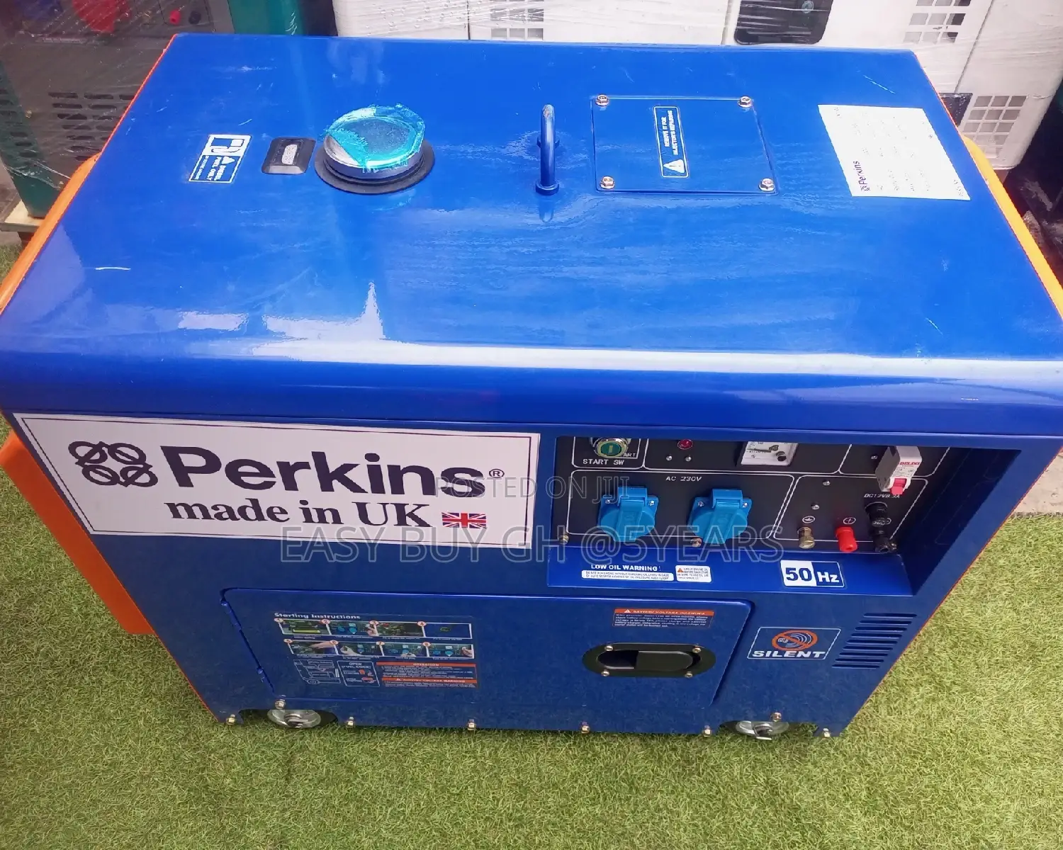 Perkins Generator Generator 10kva 13000watts Diesel Used.