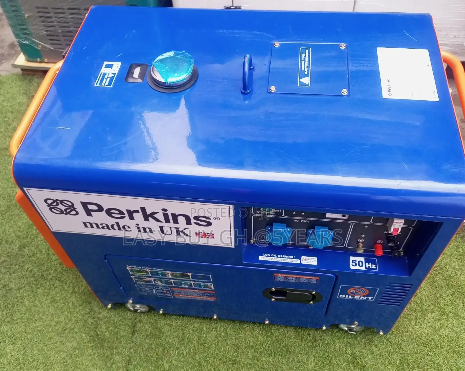 Perkins Generator Generator 10kva 13000watts Diesel Used.