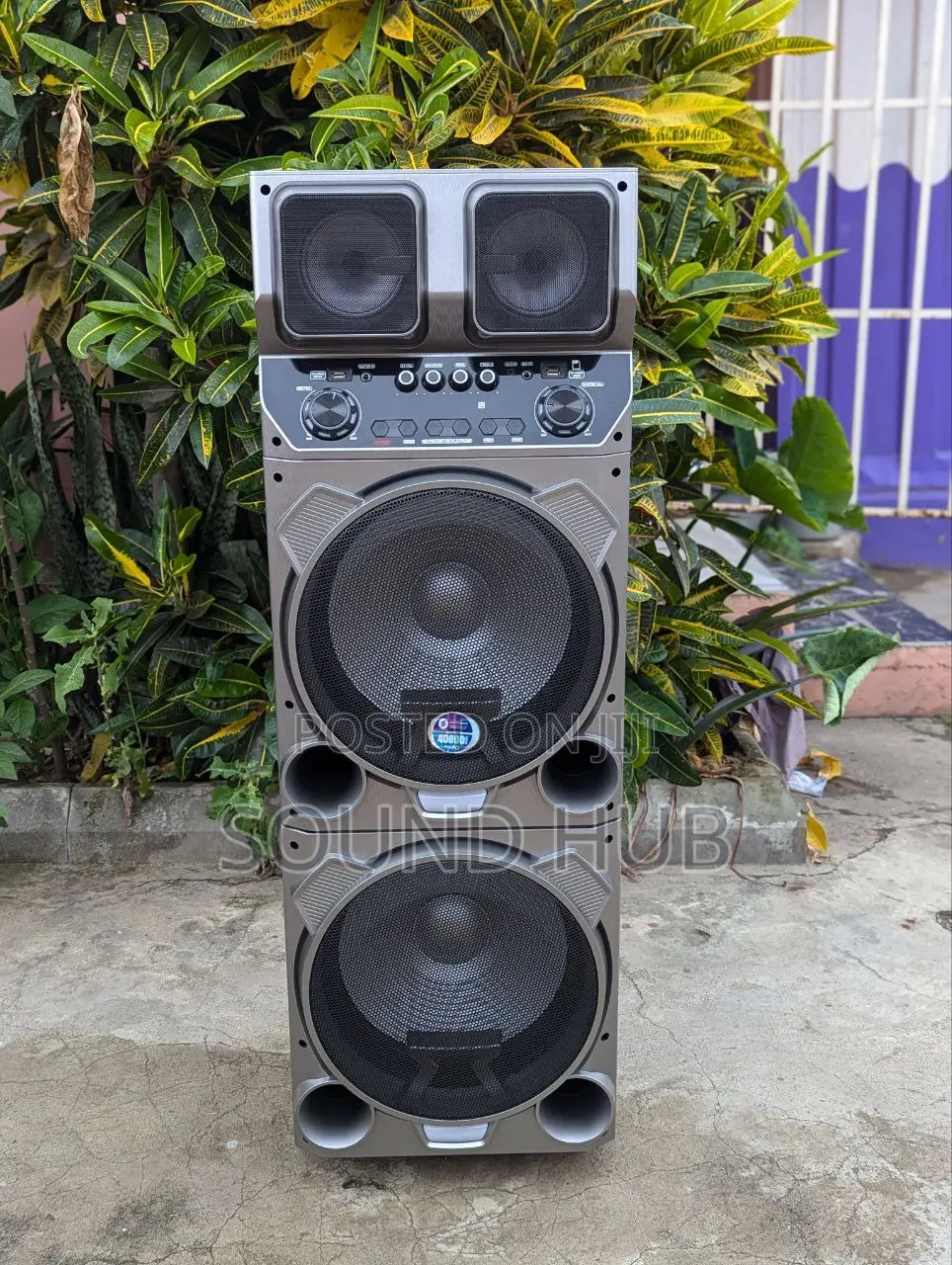 15'' Powerful Rechargeable Speaker With Microphone