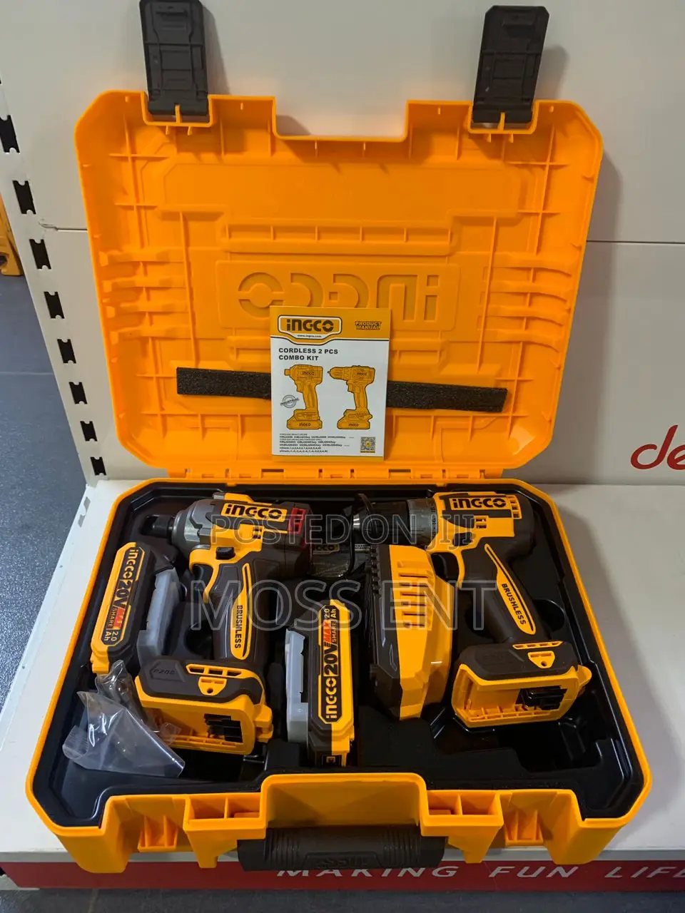 Cordless 2 PCS Combo Kit Drill + Driver 20v P1c4 - Ckli20272