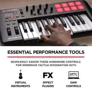 M-audio 25 Mini Key Board Controller With Rhythm Pad