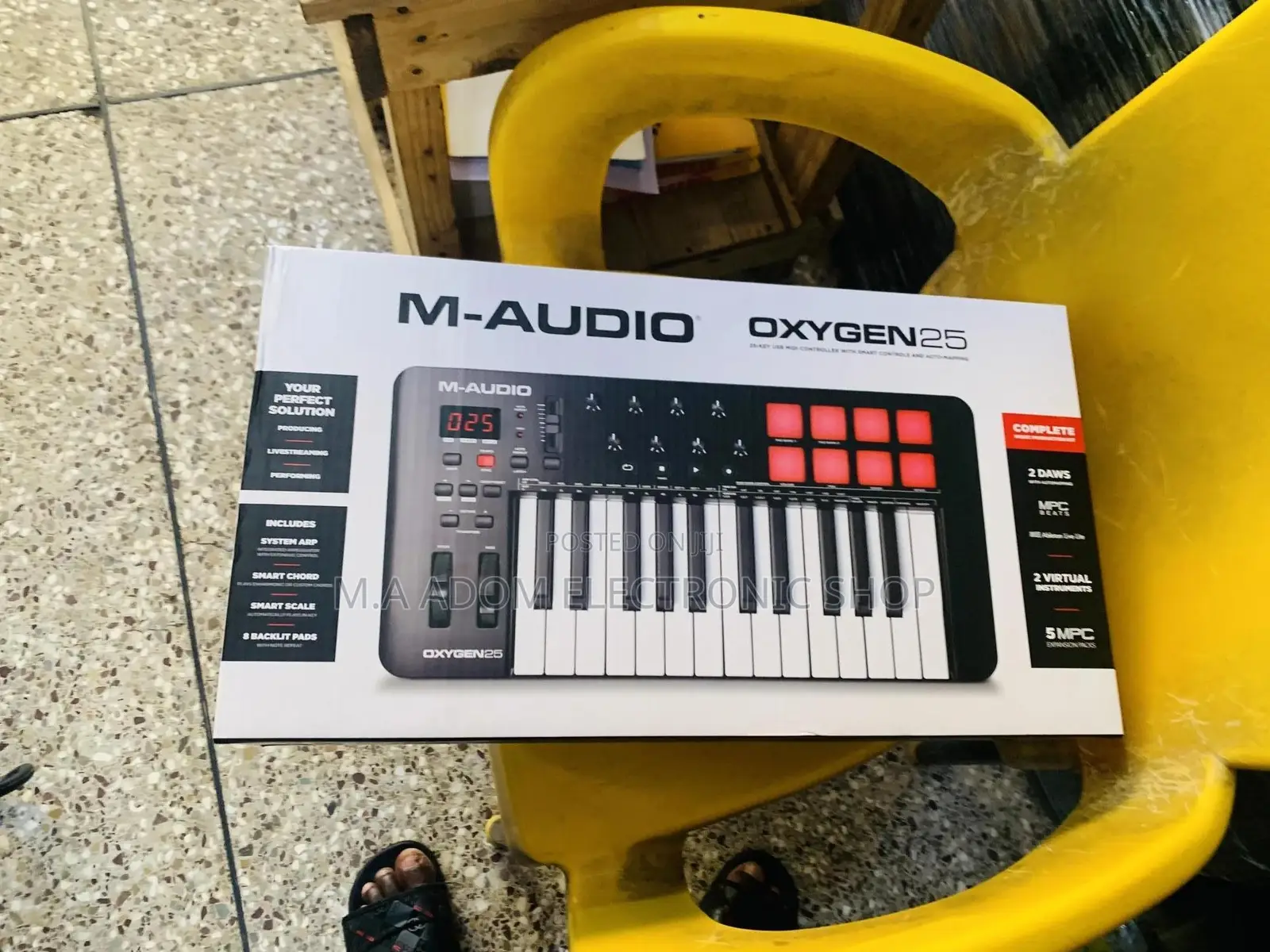 M-audio 25 Mini Key Board Controller With Rhythm Pad