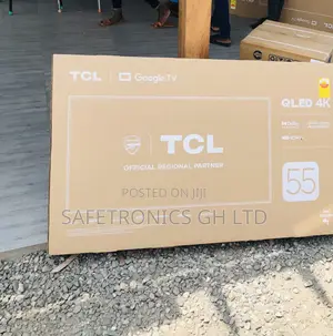 55 Inch TCL Led Smart Uhd Sleek (Black) P635 Tv