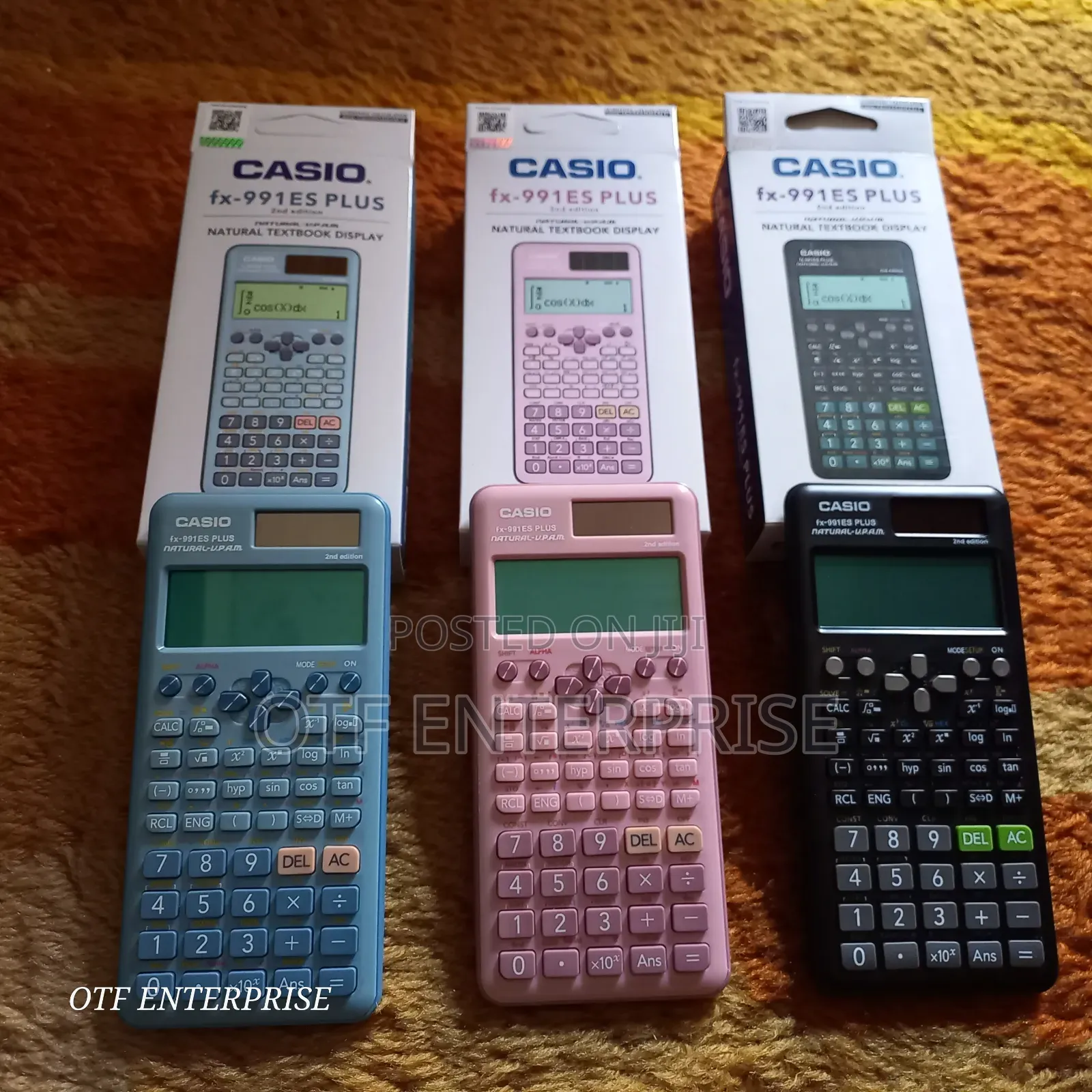 Casio Fx-991es Plus 2nd Edition Calculators ( Bu, Pk, Bk )