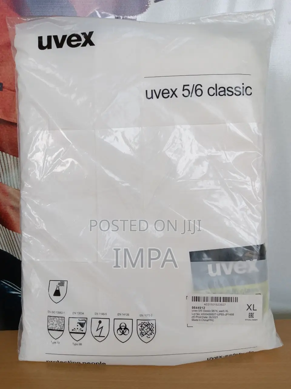 Uvex 5/6 Classic 9876- 9844912 EN ISO 13982-1