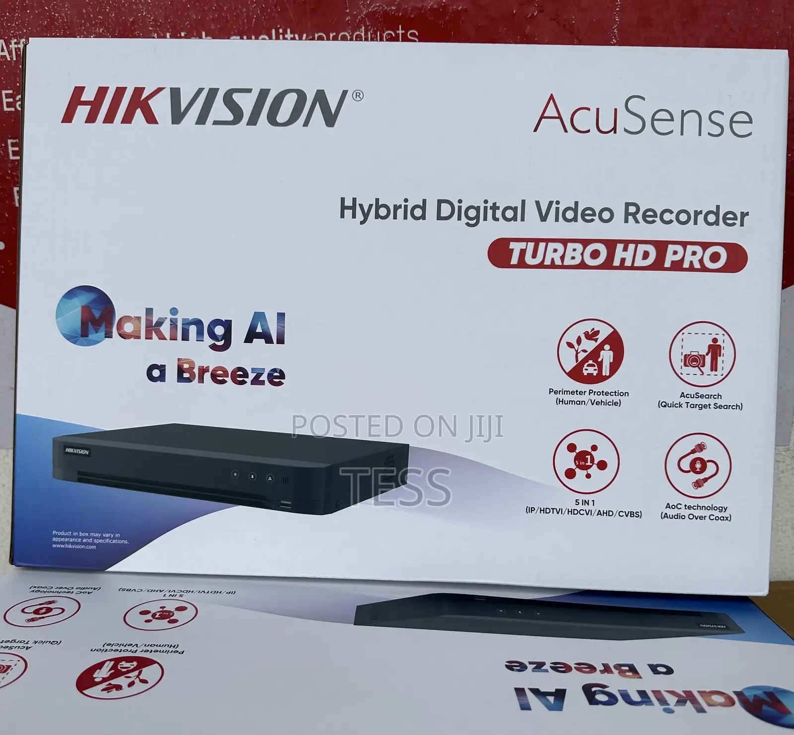 Hikvision 16ch DVR /5mp Acusense Ai Turbo Hd Pro