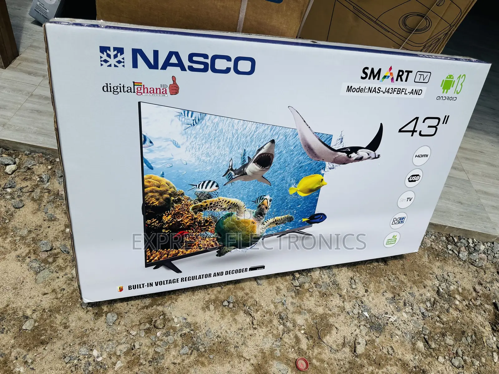 Nasco Slim Smart Satellite 43”Television