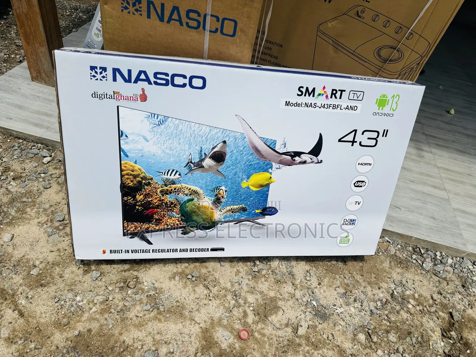 Nasco Slim Smart Satellite 43”Television