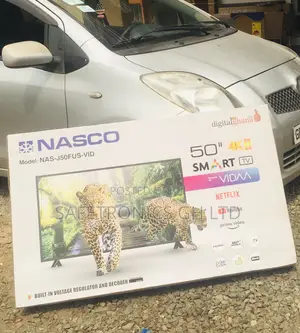 Order 50 Inch Smart Led Nasco UHD Tv (Black)