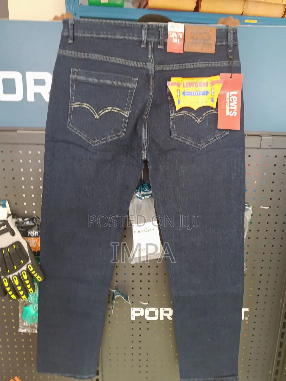 Levi Work Jeans; Color: Blue