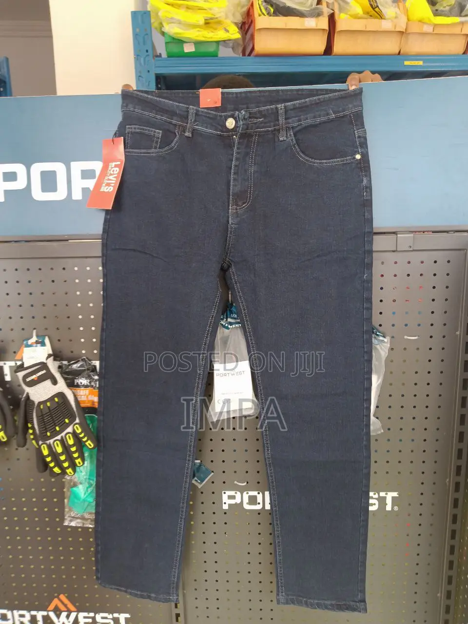 Levi Work Jeans; Color: Blue