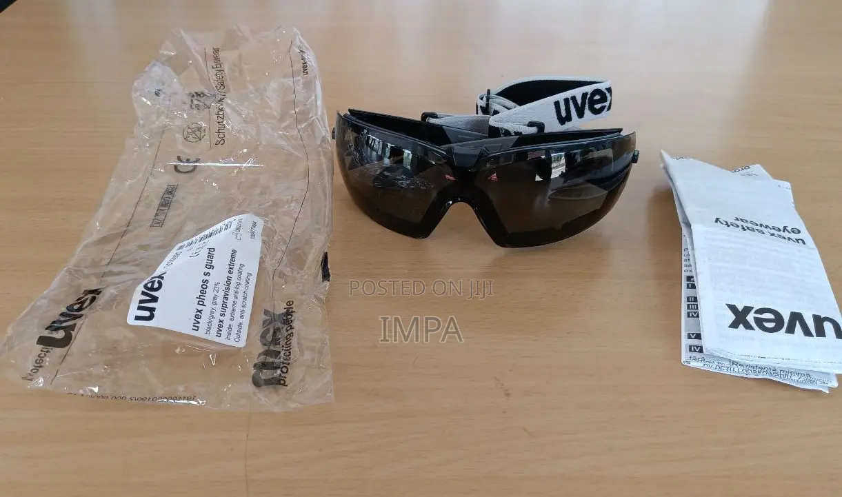 Uvex Phoes S Guard Safety Goggles With Strap P/N: 9192681