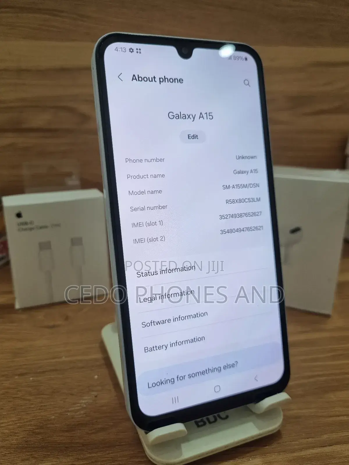 Samsung Galaxy A15 128 GB White