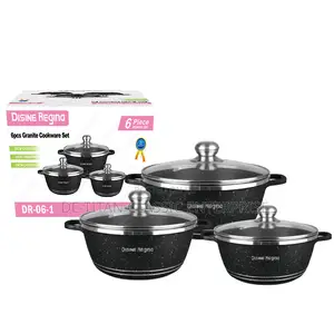 Die Cast Non-Stick Cookware Set - 6 Pieces