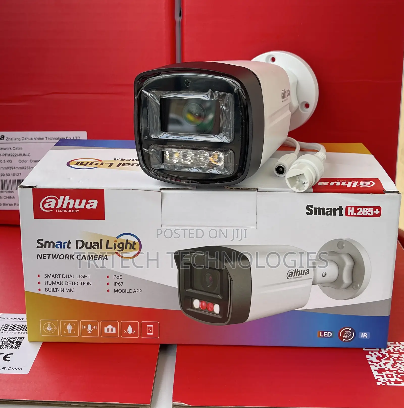 Dahua IP Camera 4mp Full Color With Audio Bullet