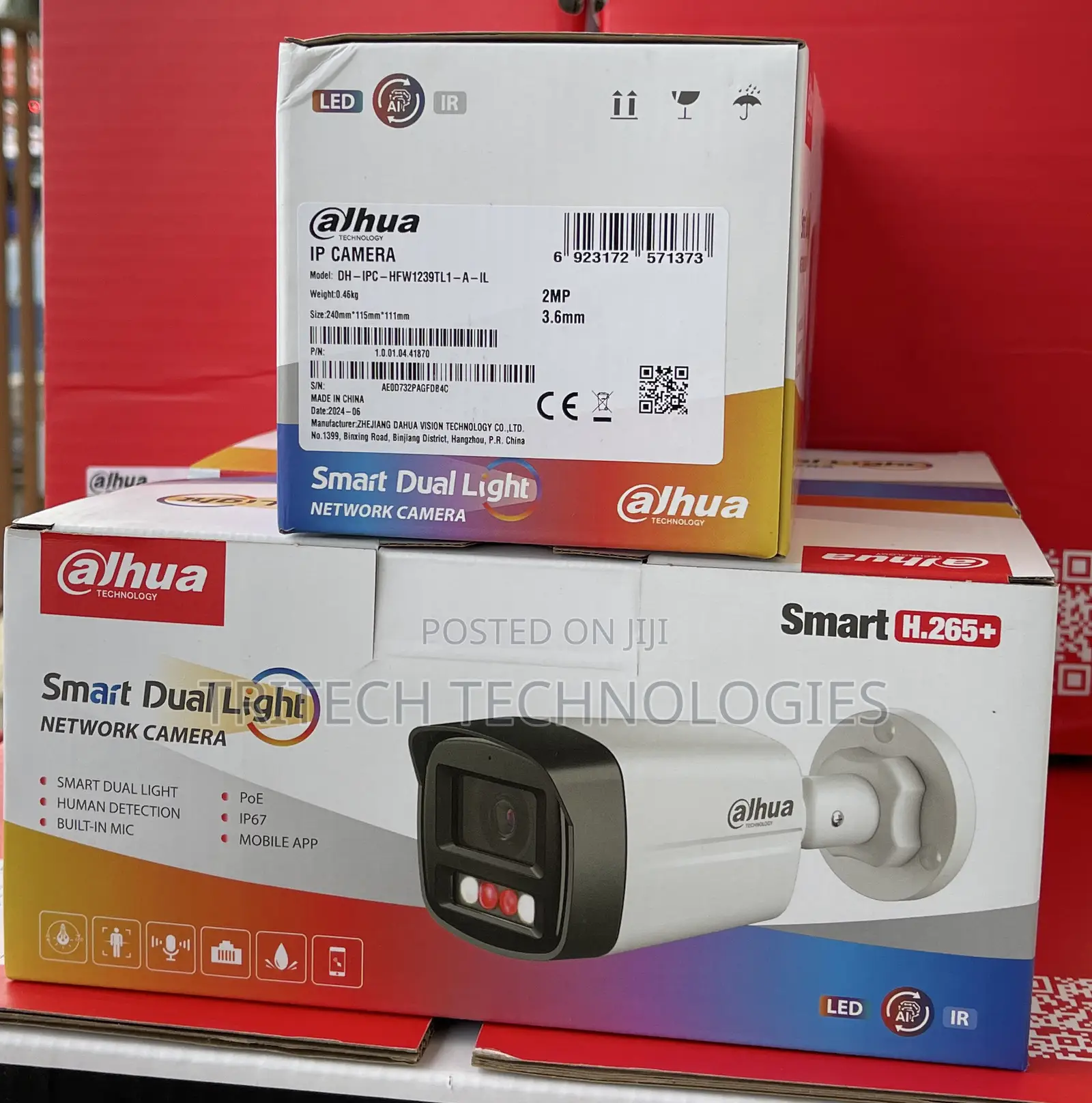 Dahua Ip 2mp Full Color + Audio Ipc-Hfw1239tl1-a-Il Camera